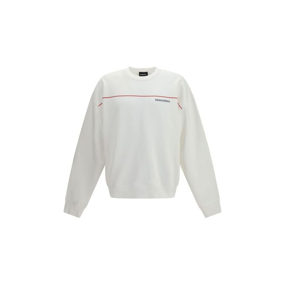 Dsquared² White Cotton Men's Sweatshirt